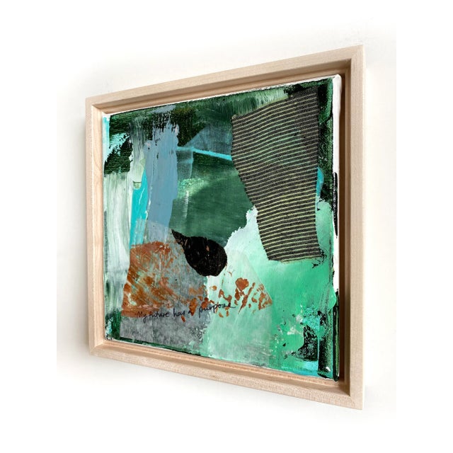 Original painting by Jessalin Beutler, completed in 2023. Acrylic and collage on stretched canvas. The affirmation “my...