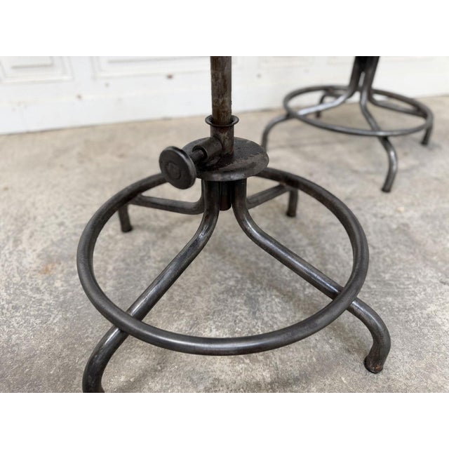 Tan Vintage Flambo Workshop Chairs from Flambo, 1950s, Set of 4 For Sale - Image 8 of 9