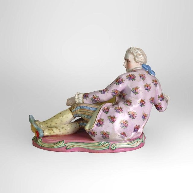 Late 19th Century 1880 Sevres Attr. Bisque Porcelain Figural Sweetmeat Dish For Sale - Image 5 of 9