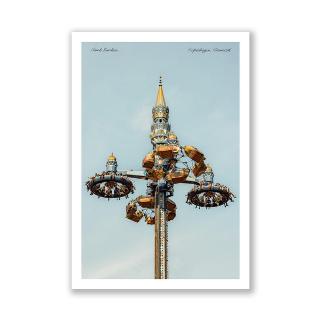 Contemporary Guy Sargent, Tivoli Gardens 2, Archival Pigment Print For Sale - Image 3 of 6