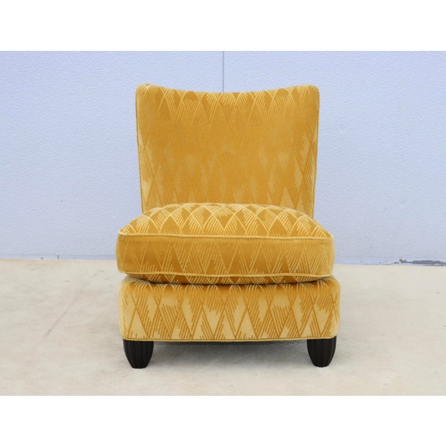 Barbara Barry for Baker Slipper Chairs in Mohair Fabric For Sale - Image 18 of 18