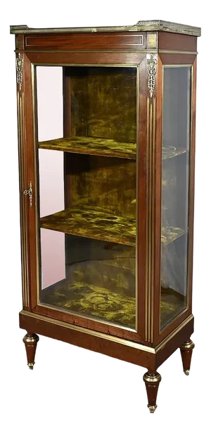 Small Vintage Mahogany Showcase