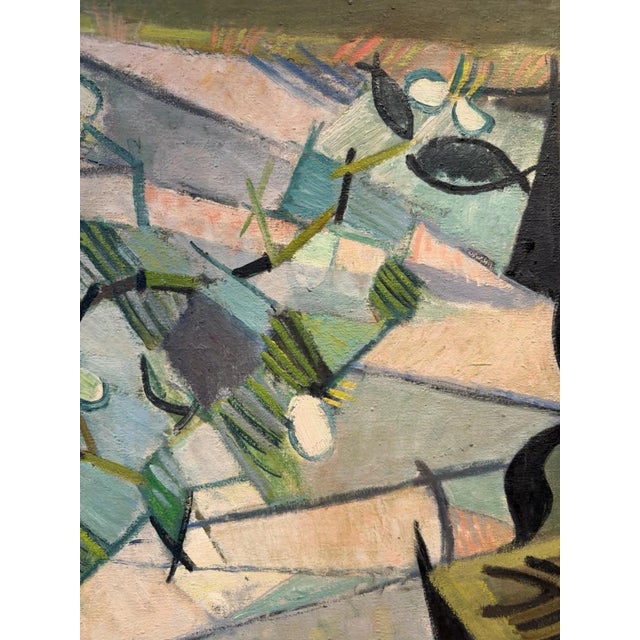 Hans Szym, Flowering Branch, Oil Painting on Canvas For Sale - Image 12 of 13