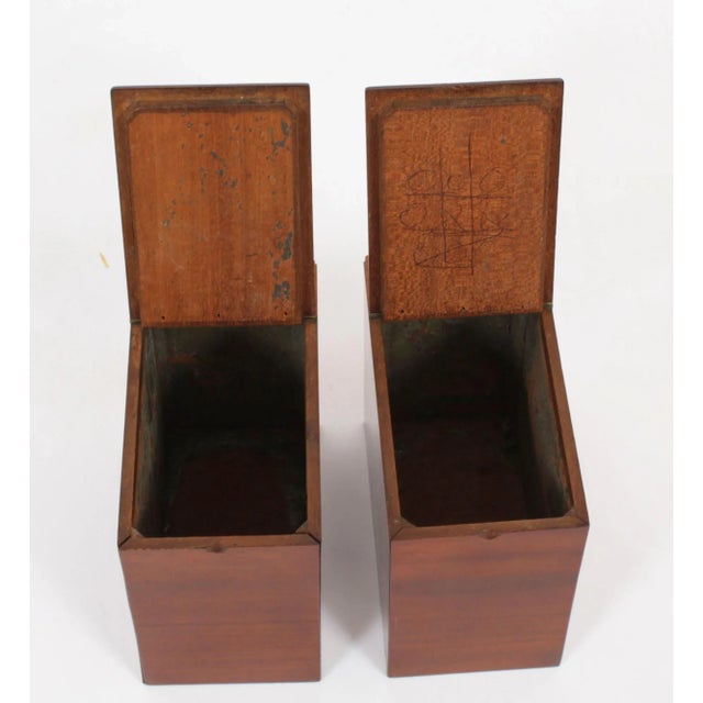 19th Century George IV Gonçalo Alves & Amboyna Marquetry Tea Caddy, 1825 For Sale - Image 15 of 18