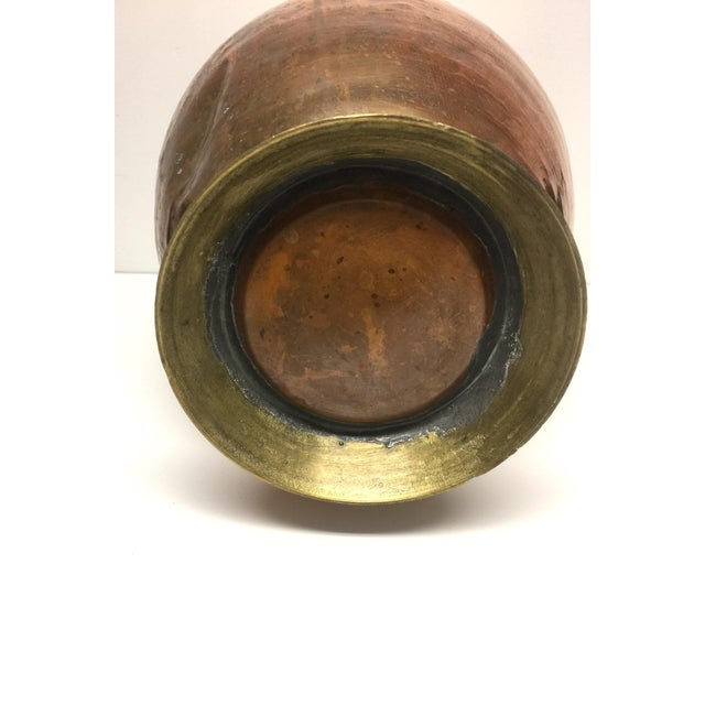 19th Century Antique Copper and Brass Lidded Jug For Sale - Image 10 of 13