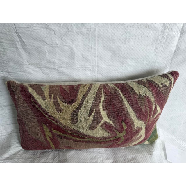 17th Century 17rh Century Antique Brussels Baroque Tapestry Pillow Abstract Design For Sale - Image 5 of 6