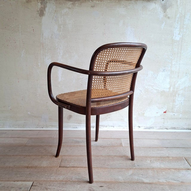No. 811 Prague Chairs by Josef Hoffmann for Ligna, 1970s, Set of 4 For Sale - Image 6 of 11
