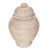 Artifacts Saboga Home Rattan Ginger Jar in White Wash For Sale