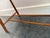 Wood Mid-Century Modern Solid Wood Coffee Table With Ribbed H-Stretcher For Sale - Image 7 of 10