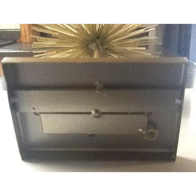 MCM Gold-Tone Metal Starburst/Sputnik Tabletop Sculpture For Sale - Image 4 of 5