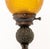 Early 20th Century Art Deco Figural Amber Glass Globe Shade Lamp For Sale In New York - Image 6 of 10