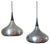 Mid-Century Orient Pendants Orient by Jo Hammerborg for Fog & Mørup, Denmark, 1968, Set of 2 For Sale