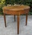 1970s Mid-Century Modern Baker Walnut Round Sunburst Pattern Lamp, Side, Accent Table For Sale - Image 11 of 13