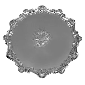 English George II Sterling Silver Salver