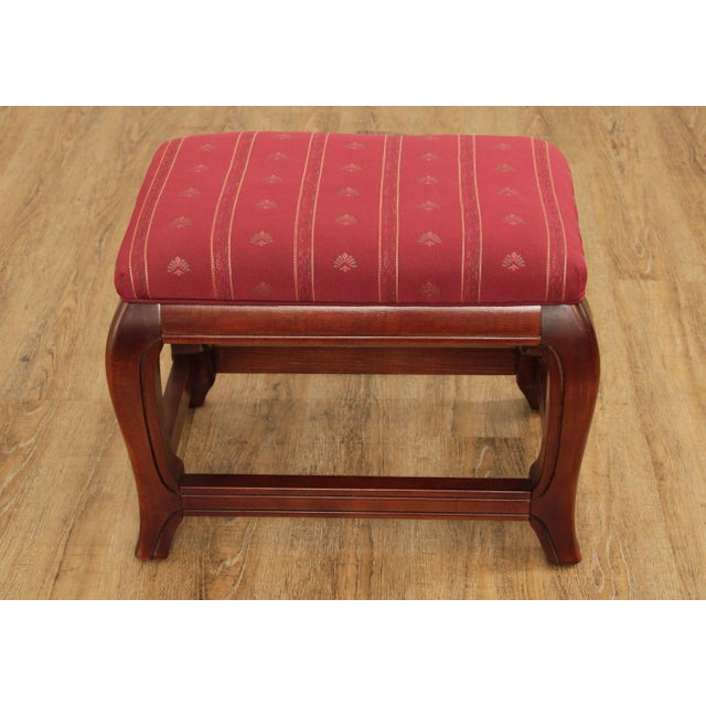 Vintage Asian Influenced Cherry Stools - A Pair For Sale - Image 4 of 13