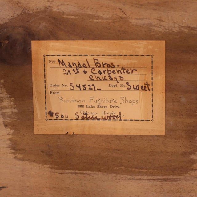 Pair of Mid-Century Italian Satinwood Veneered End Tables For Sale - Image 12 of 18