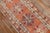 Mid 20th century Long geometric turkish runner in orange