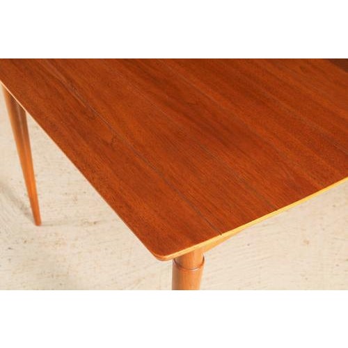 Mid-Century Modern Extendable Walnut Dining Table, 1960s For Sale - Image 11 of 13