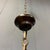 Small Pressed Glass Pendant Lamp with Chain and Ceiling Rose from Holophane, 1930s For Sale - Image 10 of 18