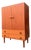 Teak Cabinet with Round Handles, Denmark For Sale