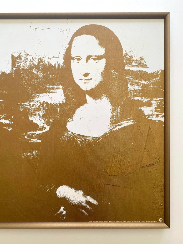 Andy Warhol Foundation Vintage 1993 Lithograph Print Large Framed 