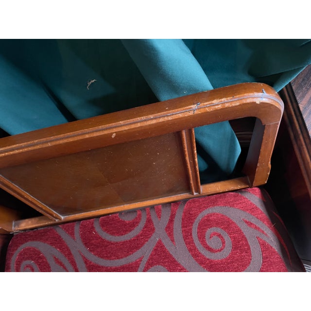 Brown Antique Art Deco Princess Dresser Vanity For Sale - Image 8 of 11