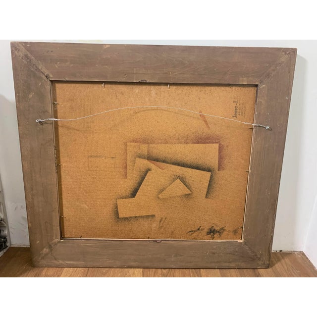 C. 1950s Norman Gorbaty Early Abstract Expressionist Oil Painting For Sale - Image 10 of 11