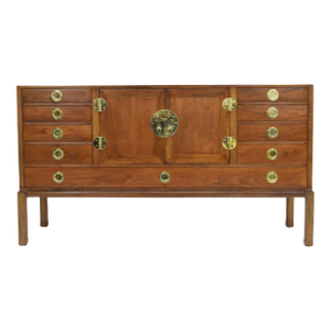 1950s Edward Wormley for Dunbar Cabinet with Brass Hardware