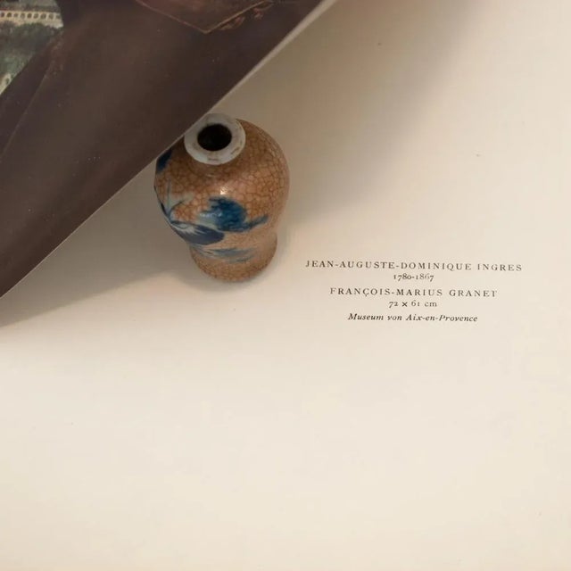 1940s After Ingres "Francoise-Marius Granet", First Edition Swiss Photogravure For Sale - Image 4 of 7