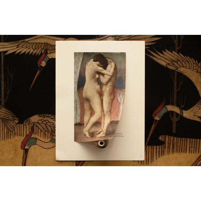 Paper 1948 After Pablo Picasso "The Embrace", First Edition Period Parisian Offset Lithograph For Sale - Image 7 of 10