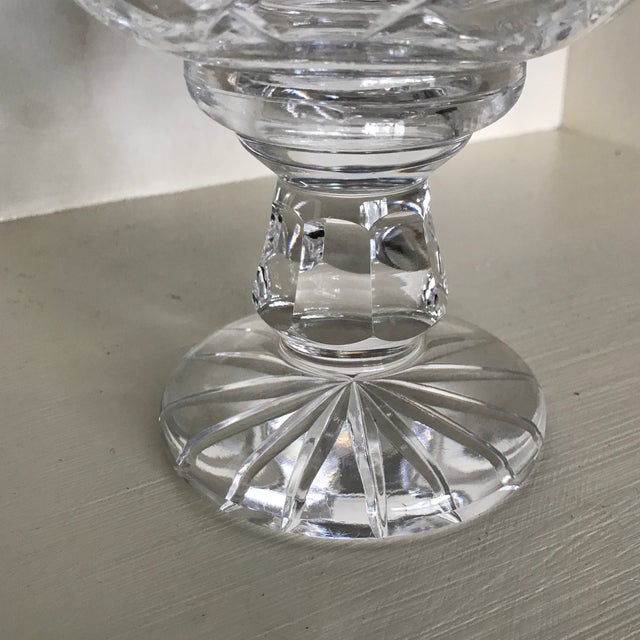 Waterford Crystal Hurricane Style Candle Holder 2 Piece Chairish