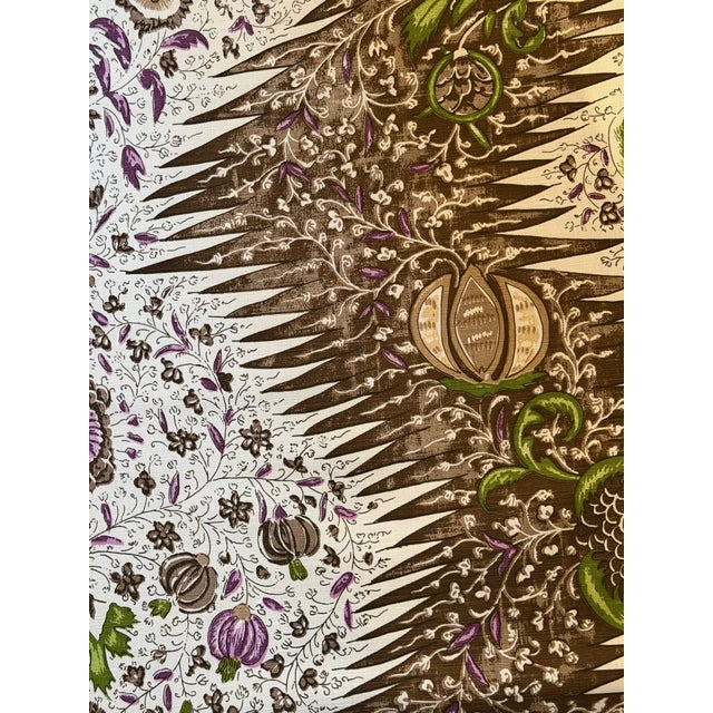 Quadrille Les Indiennes Multicolor Multi Brown Taupe Lilac Fabric 302653F 3 yards Brand: Quadrille Pattern Name: Les...