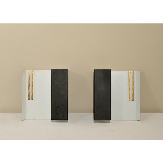 Postmodern Spanish Wall Sconces, 1980s, Set of 2 For Sale - Image 3 of 11