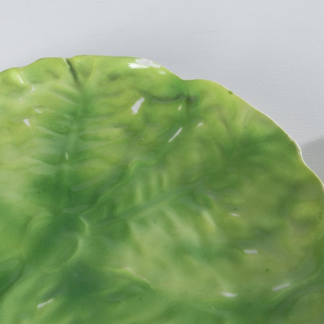 Antique Lettuce Ware Dishes - 8 pcs For Sale - Image 4 of 18