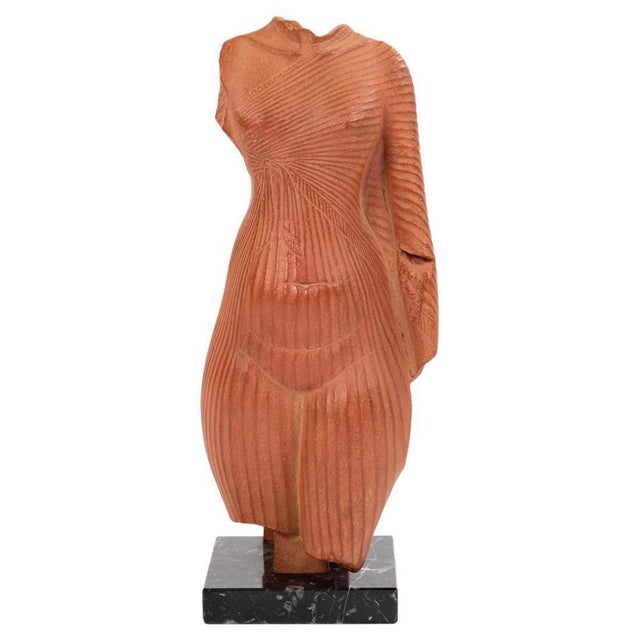 French Artist, Female Torso, 1972, Terracotta For Sale - Image 17 of 17