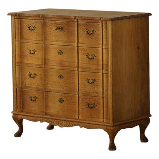 Mid-Century Modern Danish Chest of Drawers in Oak by Henning Kjærnulf, 1960s For Sale