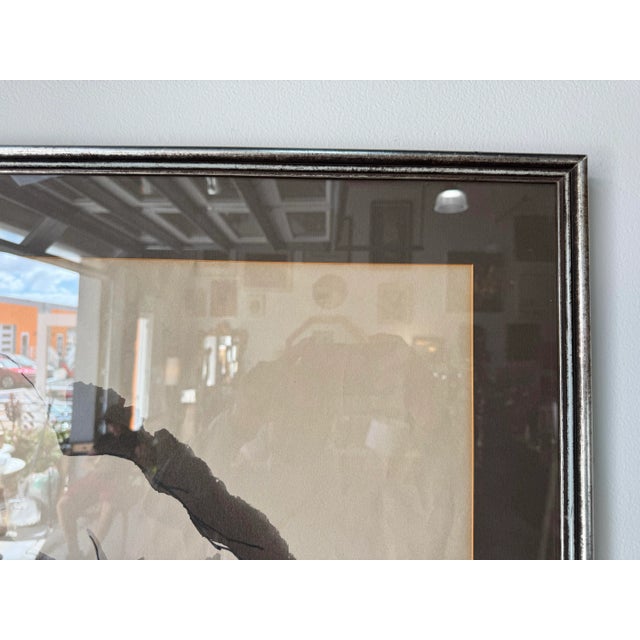 1970’s E. M. Kaufman Reclining Woman Watercolor Painting For Sale In Miami - Image 6 of 11