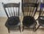 Vintage Nichols & Stone Ebonized Windsor Chairs (4pcs), Hand-Stenciled, Solid Wood For Sale - Image 11 of 15