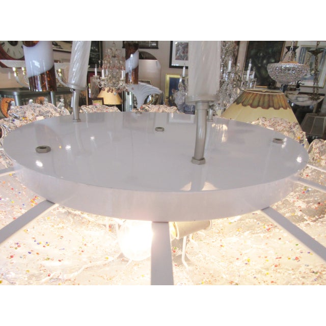 Large Vintage Italian Murano Glass Multi-Colored Murrine Leaf Chandelier For Sale - Image 17 of 18