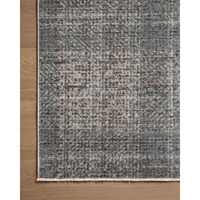 2020s Angela Rose x Loloi Ember Denim / Charcoal 5'-3" x 7'-6" Area Rug For Sale - Image 5 of 8