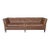 Transitional Logan Sofa, Chestnut For Sale
