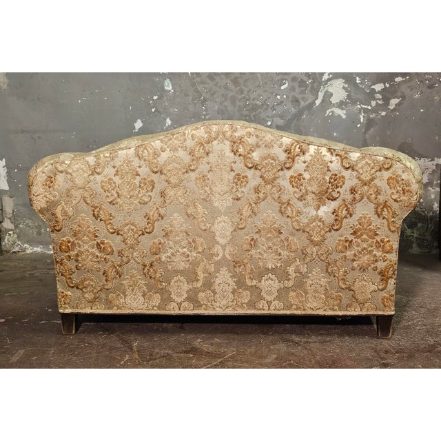 Wood Antique Chippendale Style Sofa, 1890s For Sale - Image 7 of 13