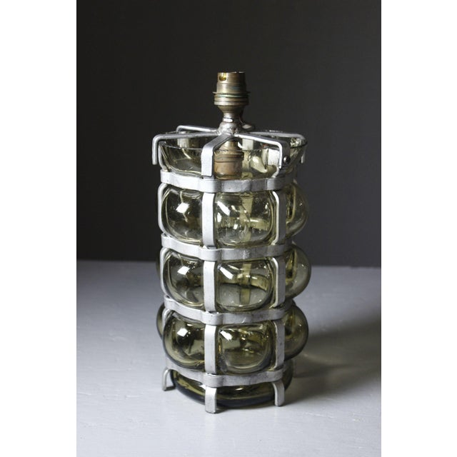 Mid-Century Brutalist Venitian Blown Glass Lamp Base, 1950s For Sale - Image 6 of 12