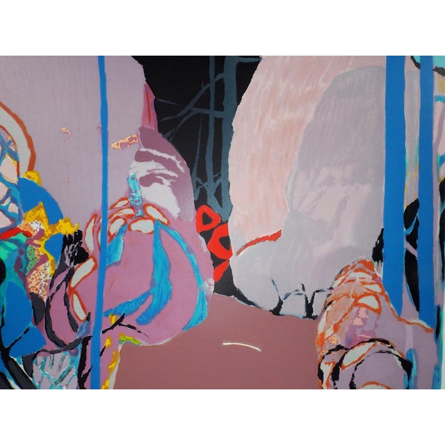 Gabriel Godard (1933-2023) Abstract Landscape Original color lithograph Signed in pencil Limited edition of 170 copies...