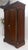 Biedermeier Empire fusion Brown Mahogany Armoire Fitted 4 Drawers Storage Shelve For Sale - Image 14 of 15