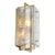 Vintage Brass and Handmade Glass Wall Lamps, Set of 2 For Sale - Image 6 of 8