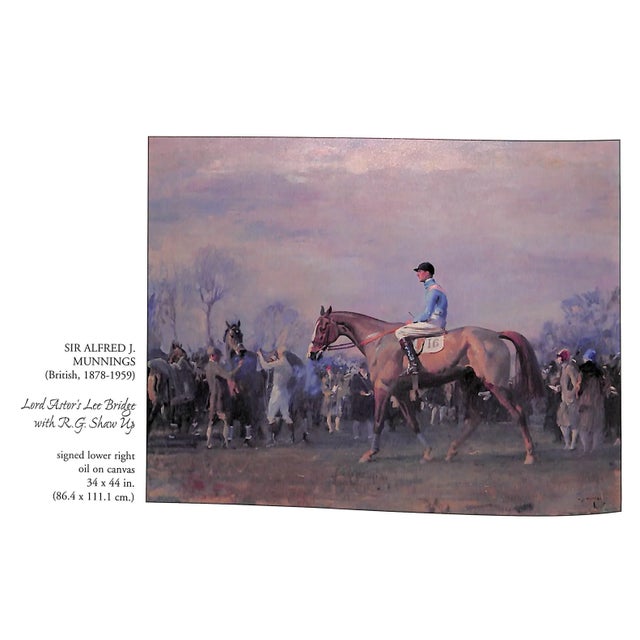 1990s Sir Alfred Munnings the Santa Anita Collection: An Exhibition at the National Horseracing Museum - July 24 Through September 27, 1998 For Sale - Image 5 of 10