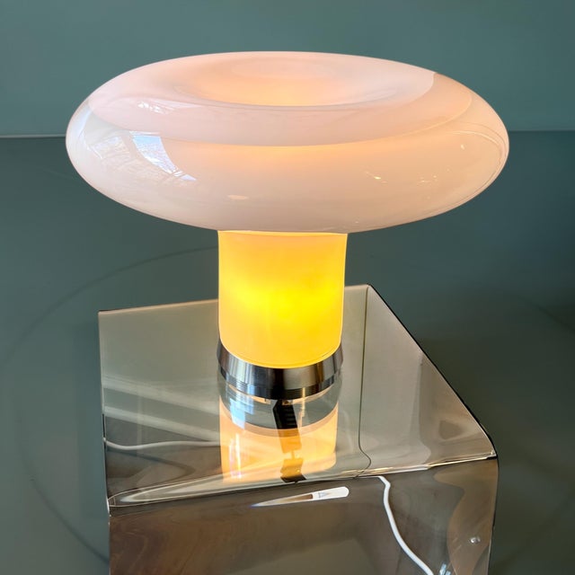 Large Italian Table Lamp by Angelo Mangiarotti for Artemide For Sale - Image 11 of 18