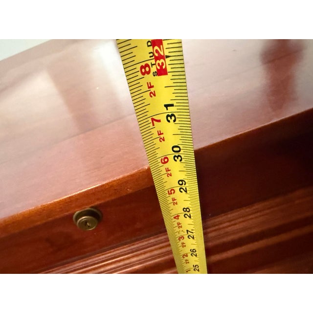 1990s Hanging File Cabinet Walnut Cherry 2 Drawers Shenandoah Valley For Sale - Image 10 of 13
