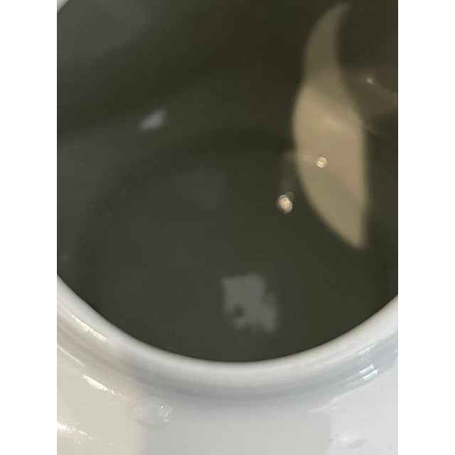 Mid 20th Century Vintage Japanese Porcelain Hexagonal Ginger Jar For Sale - Image 5 of 11